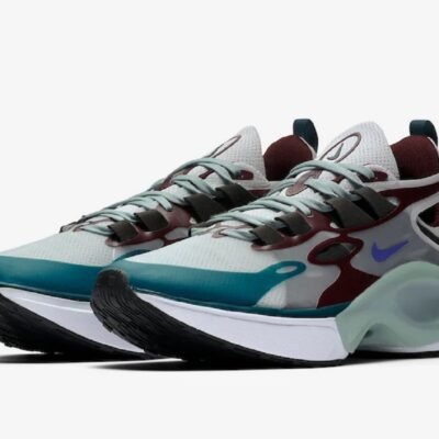 Tenis Nike Signal D/MS/X Burgundy Teal Hombre Originales