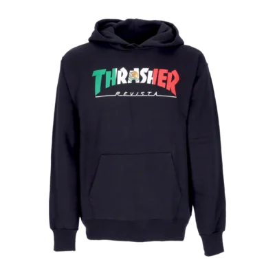 Sudadera Thrasher Logo Felpada Con Capucha