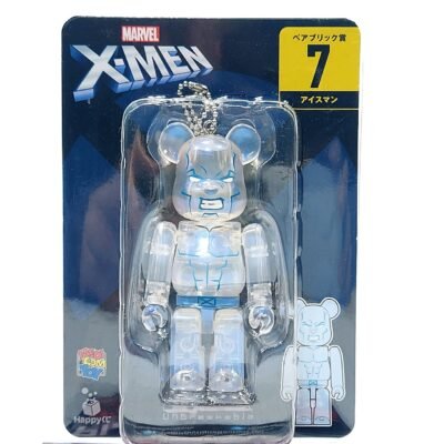 Bearbrick Happy Kuji Marvel X-Men Iceman #7 Coleccionable