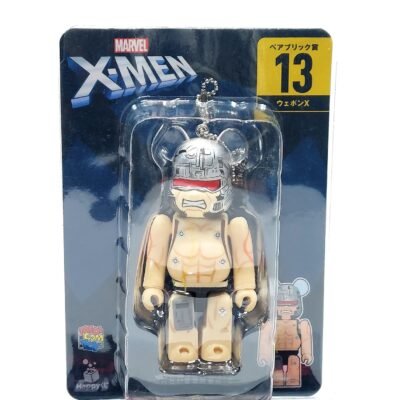 Bearbrick Happy Kuji Marvel X-Men Woverine (Weapon X) #13 Coleccionable