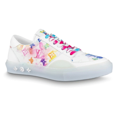 Louis Vuitton Ollie White Rainbow Monogram