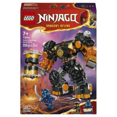Juguete construible LEGO 71806 Ninjago Meca Elemental de la Tierra de Cole