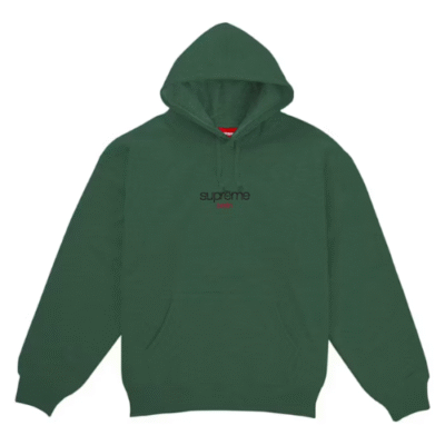 Supreme Classic Logo Berlin Shop Hooded Sweatshirt/Green